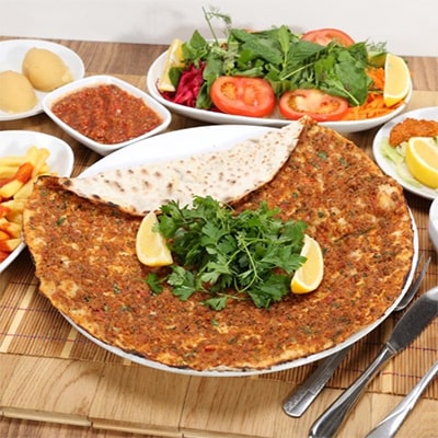 ASPAVA LAHMACUN MENÜ(2,5 HAMUR)